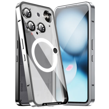 Ultra-thin Metal Glass Case with MagSafe