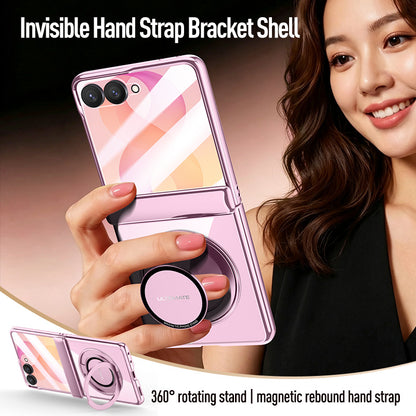 Electroplated Magnetic Ring Kickstand Protective Case