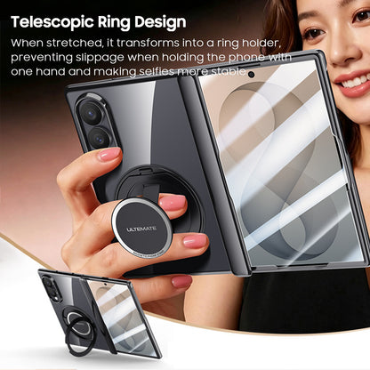 Electroplated Magnetic Ring Kickstand Protective Case