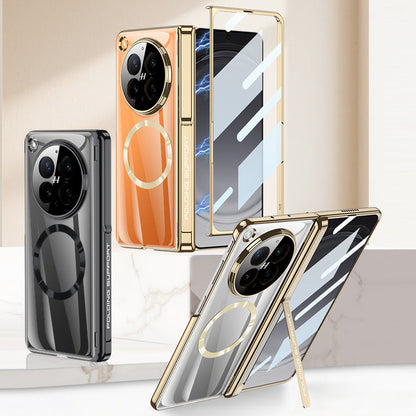 Transparent Electroplated Case with Kickstand