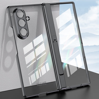 Transparent Electroplated Case with Kickstand