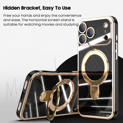 Electroplated Magnetic Ring Case with MagSafe