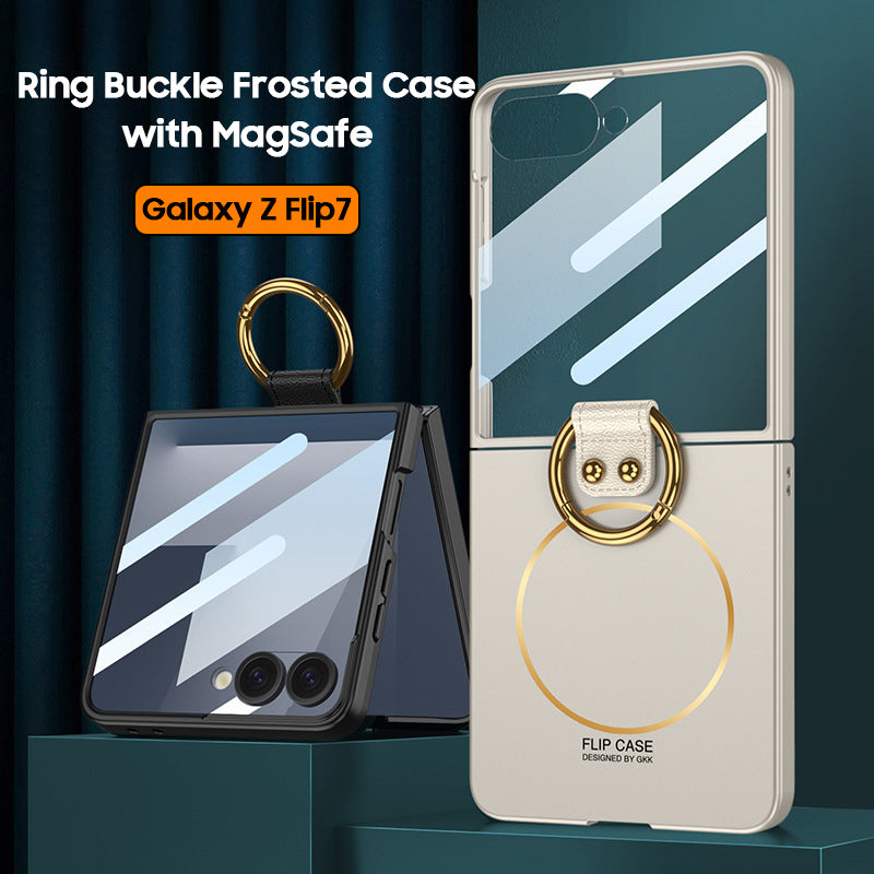 Ring Buckle Frosted Case with MagSafe