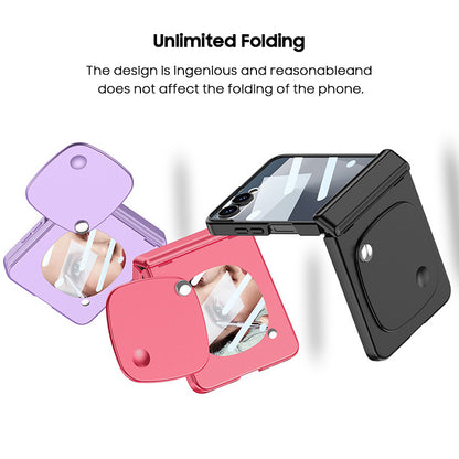 Frosted Case with Makeup Mirror