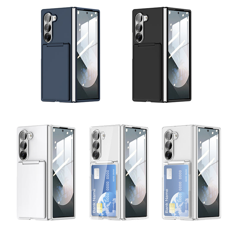 Samsung Galaxy Z Fold Series | Insert Card Spring Hinge Mobile Phone Case