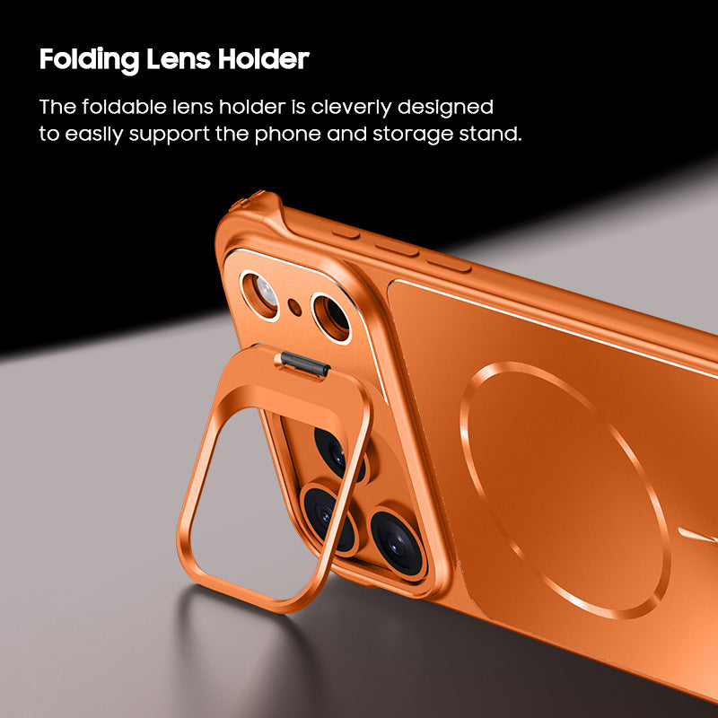 Camera Kickstand Electroplated Case with MagSafe