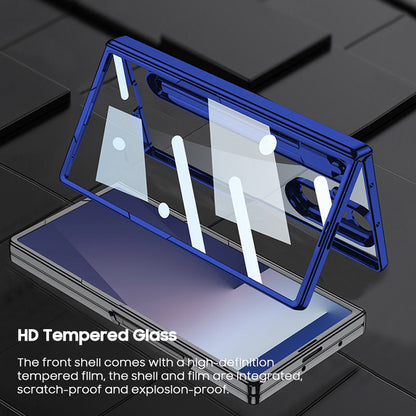 Integrated Pen Slot Transparent Case