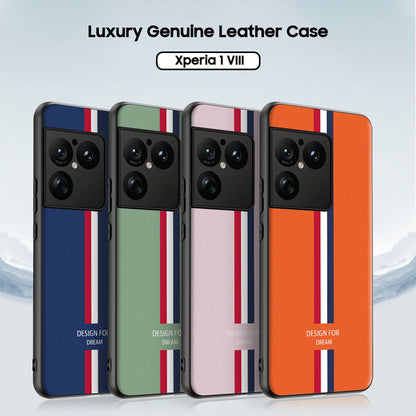 Sony-Serie | Ultradünne magnetische Handyhülle aus Metall und Glas