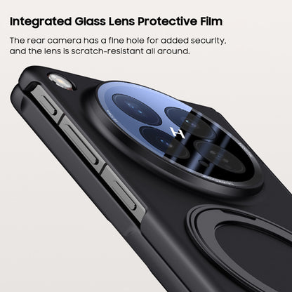 Rotating Magnet Ring Frosted Case with MagSafe