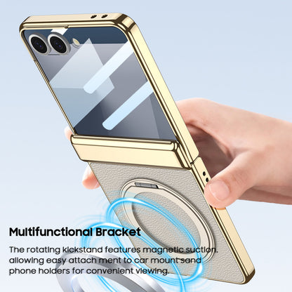 Electroplated Leather Case with MagSafe