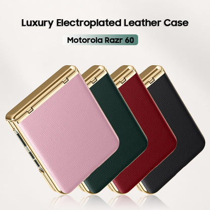 Luxury Electroplated Leather Case