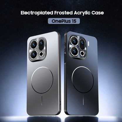 Electroplated Frosted Acrylic Case with MagSafe