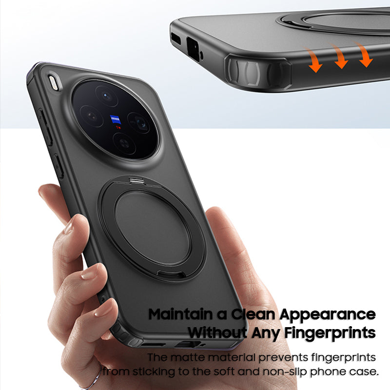 Translucent Frosted Swivel Stand Case with MagSafe