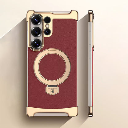 Foldable Stand Leather Case with MagSafe