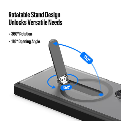 Frosted Translucent Case with Kickstand