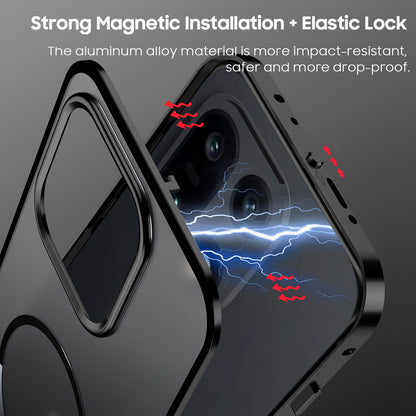 Metal Spring Buckle Case with MagSafe