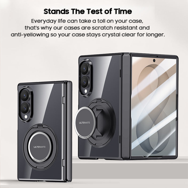 Electroplated Magnetic Ring Kickstand Protective Case