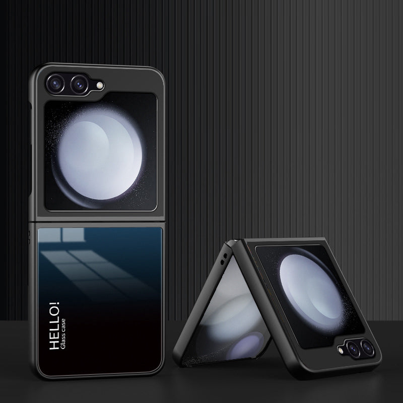 Samsung Galaxy Z Flip Series | "Star Painting" Glass Shockproof Phone Case