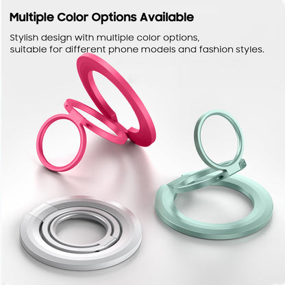 Double-Ring Folding Magnetic Phone Holder