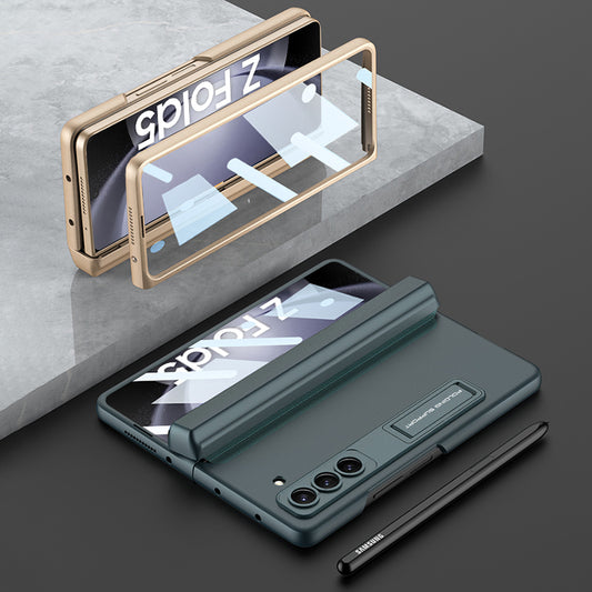 Serie Samsung | Funda protectora para teléfono Galaxy Z Fold Series con bisagra magnética y caja para bolígrafos 
