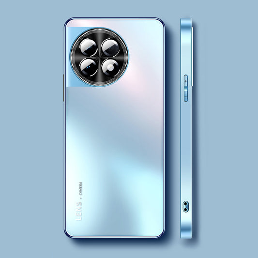 Serie OnePlus | Caja de teléfono de vidrio templado galvanizado 