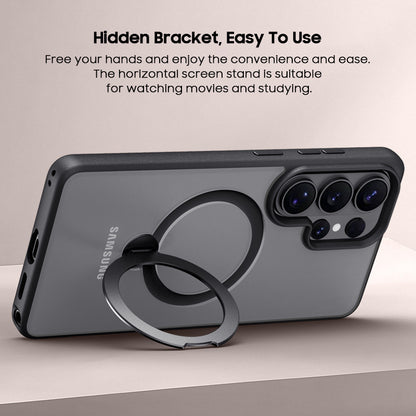 Translucent Frosted Swivel Kickstand Case with MagSafe