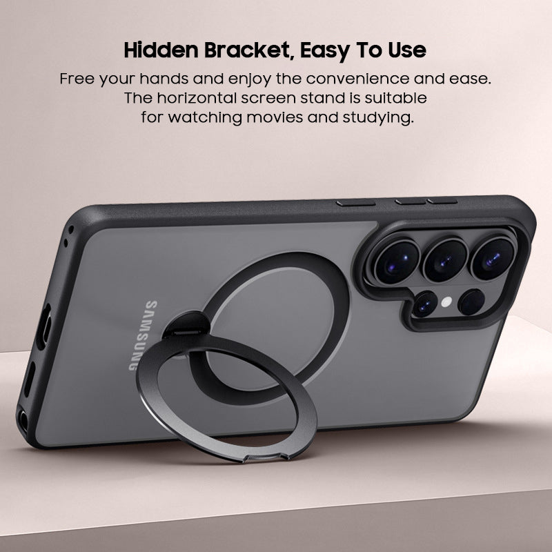 Translucent Frosted Swivel Kickstand Case with MagSafe