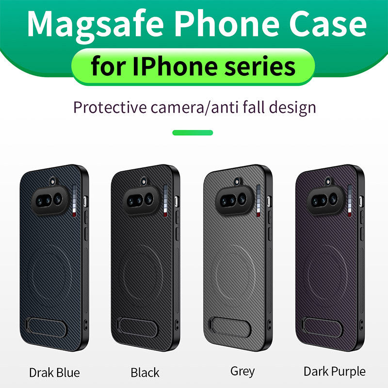 Invisible Bracket Carbon Fiber Pattern Case