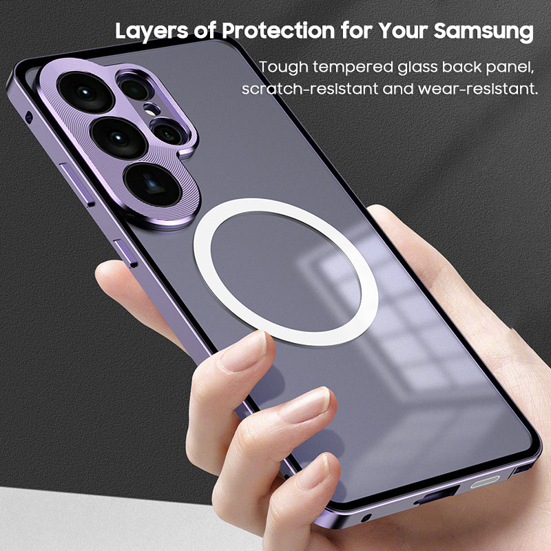 Single-Sided Buckle Metal Frame Case with MagSafe