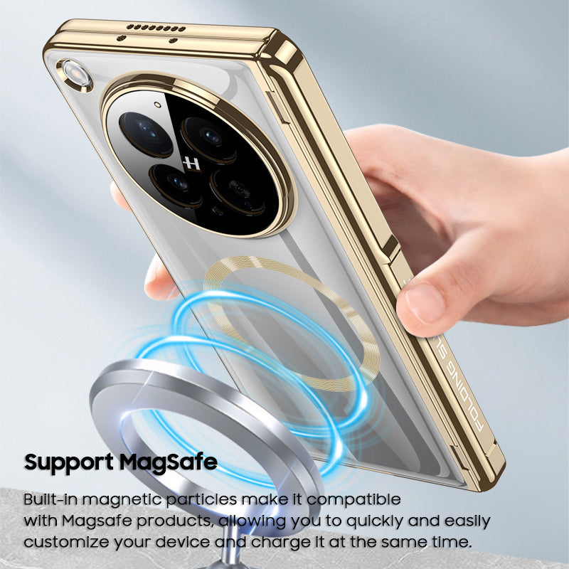 Transparent Electroplated Case with Kickstand