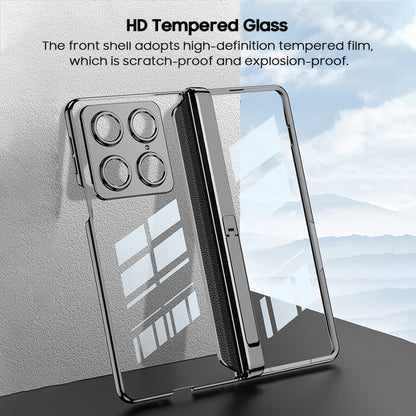 Transparent Electroplated Case with Kickstand