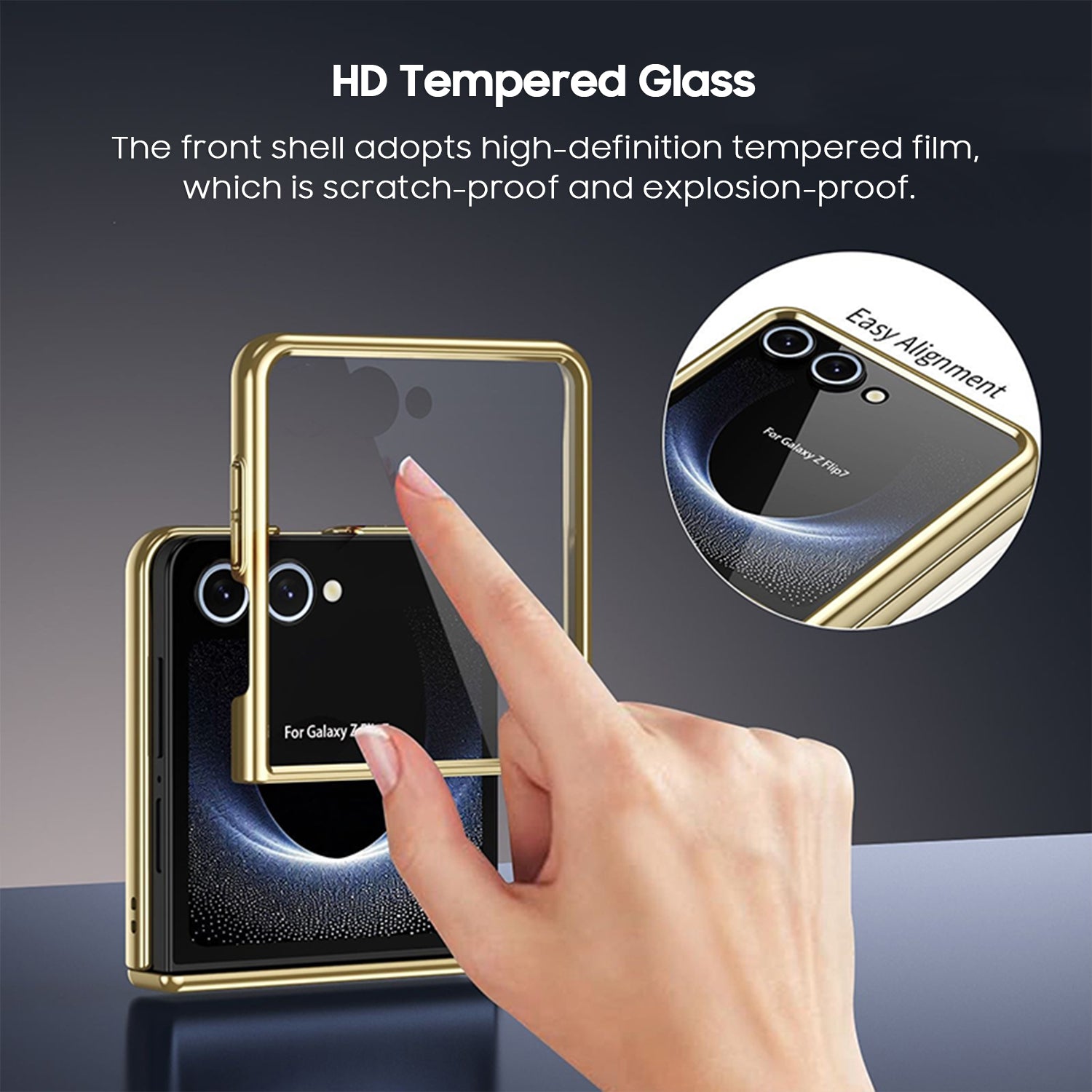 Electroplating Frame Leather Case