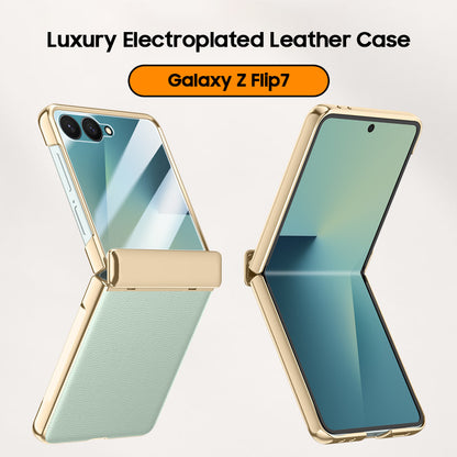 Luxury Electroplated Leather Case