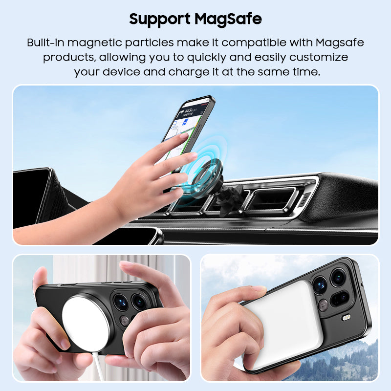 Folding Kickstand Frosted Case with MagSafe