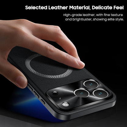 High-Quality Business Leather Case with MagSafe