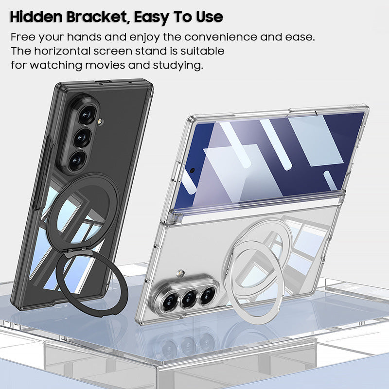 360° Rotating Kickstand Clear Case with MagSafe