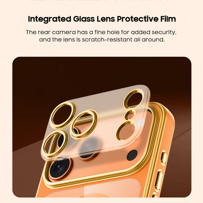 Semi-Transparent Frosted Electroplated Case with Magsafe