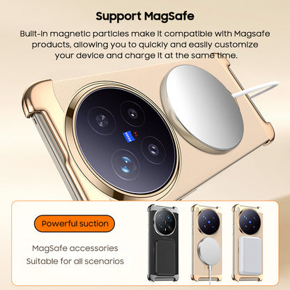 Foldable Stand Leather Case with MagSafe