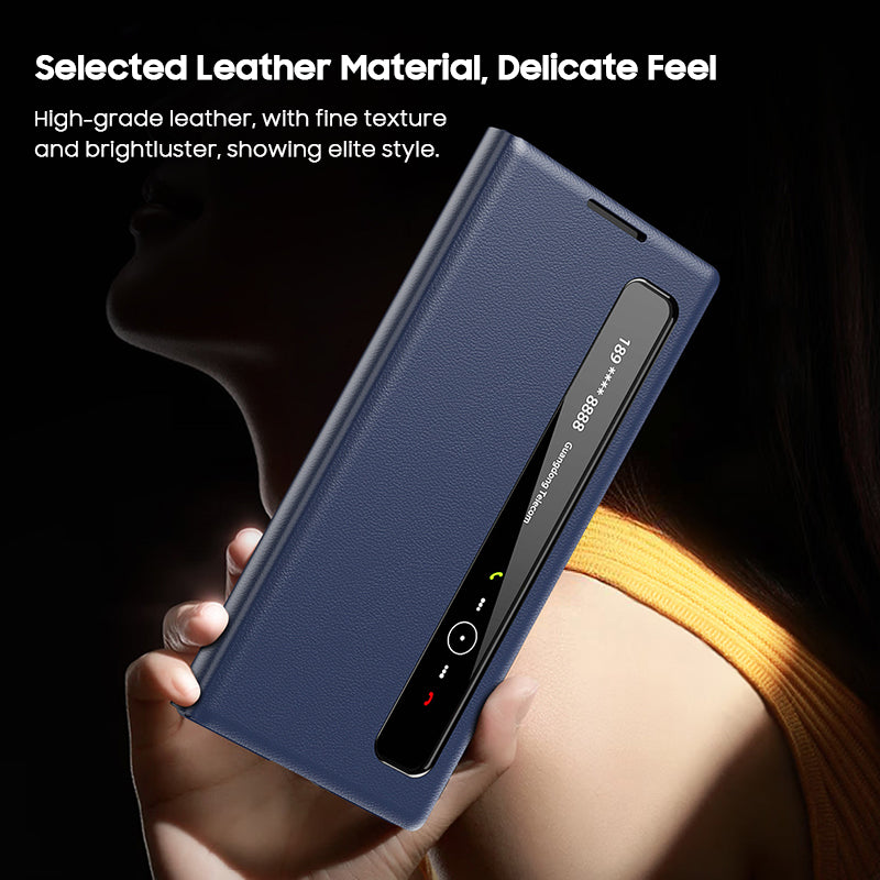 Folding Flip Leather Case