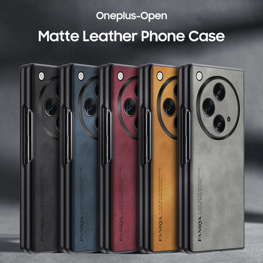Oneplus-Open Series | Matte Leather Phone Case