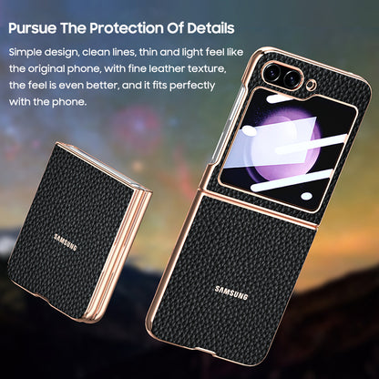 Luxury Electroplated Leather Case