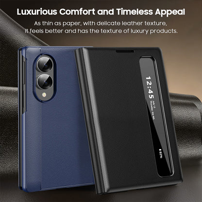 Folding Flip Leather Case