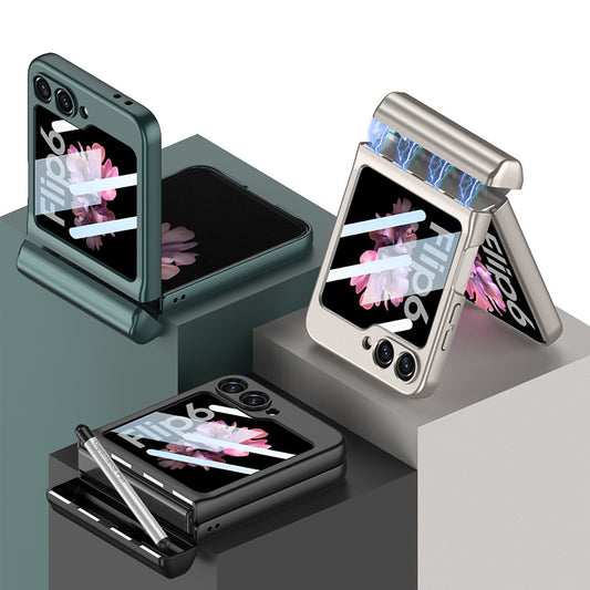 Samsung Series | Galaxy Z Flip6 Magnetic Hinge Pen Box Protective Phone Case