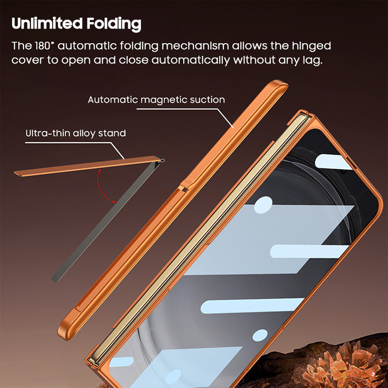 Frosted Ultra-Thin Kickstand Case with MagSafe