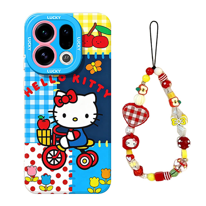 Hello Kitty Liquid Silicone Lanyard Case
