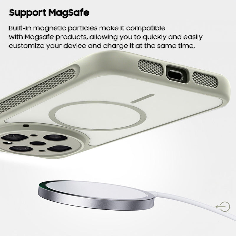 Translucent Skin-Feel Frosted Case with MagSafe