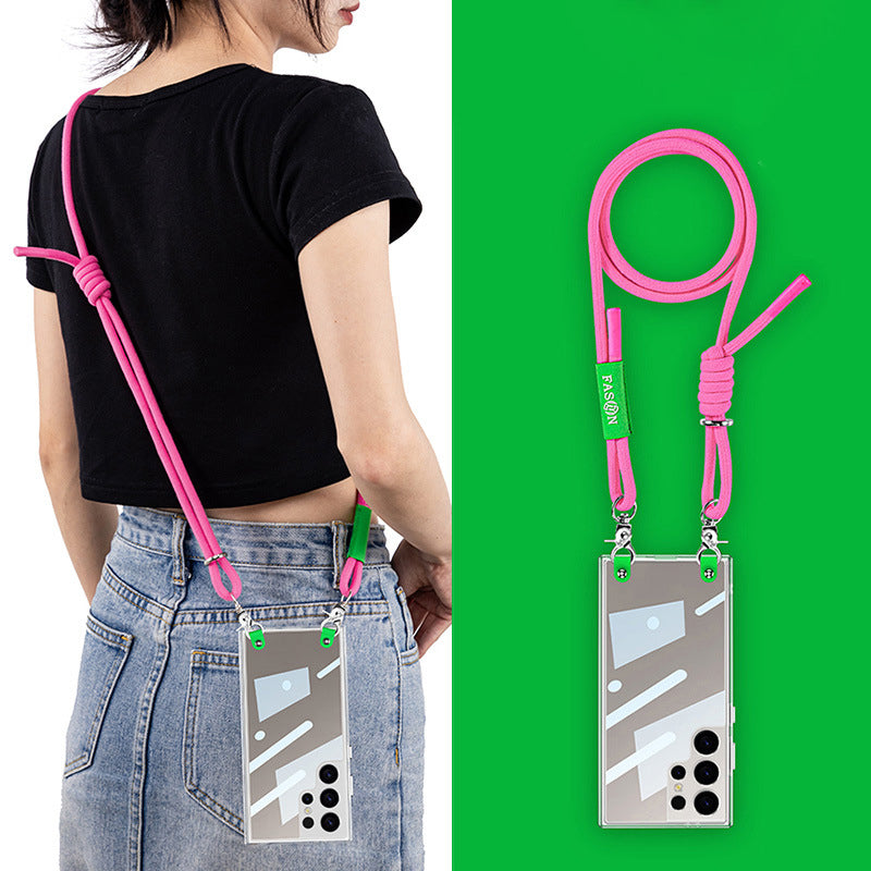 Samsung Series | Adjustable Lanyard Transparent Phone Case