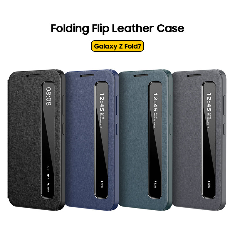 Folding Flip Leather Case