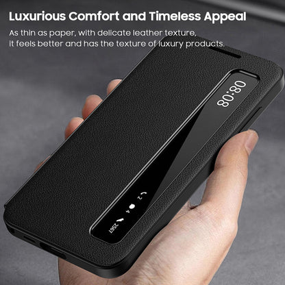 Folding Flip Leather Case