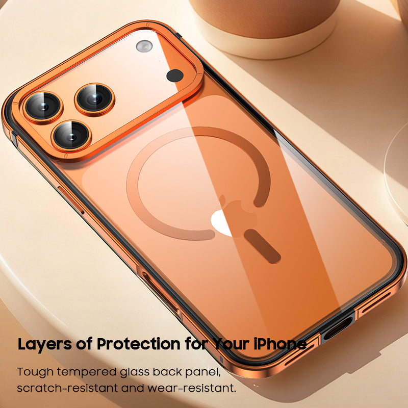 Alloy Frame Transparent Case with MagSafe